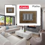 Lisha Platina Almond Wood Colour Cover Plates image 2