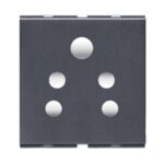 Lisha Special 7 6A 2 in 1 2 Module Socket With Safety Shutter image 1