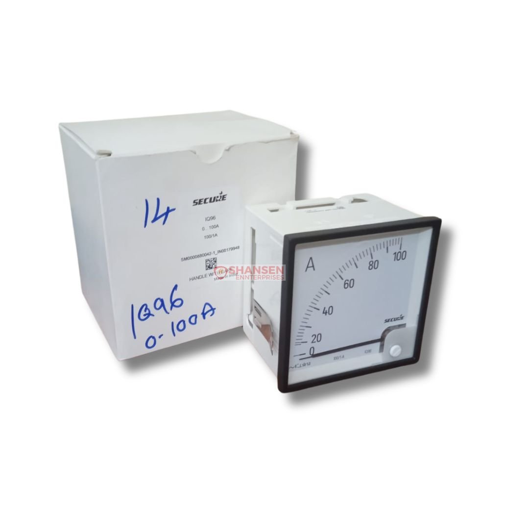 Secure_Brand_Analogue_Panel_Instrument_IQ_96_0_to_100A-closed_box_front