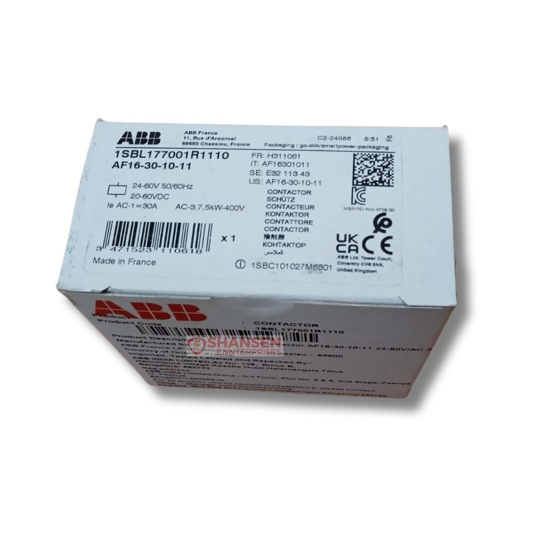 ABB_Brand_AF16-30-10-11_24-60V50_60HZ_20-60VDC_Contactor_closed_box_top_view