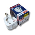 Lisha Brand Hot Star Series White Color Heavy Duty 6A 3 Pin Top image 2