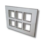 Lisha Brand Platina Model Pure Glossy 12 Module Cover Plate image 2