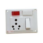 Lisha Brand Heavy Duty 5 In One Switch Socket With Fuse image 1
