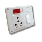 Lisha Brand Heavy Duty 5 In One Switch Socket With Fuse image 2
