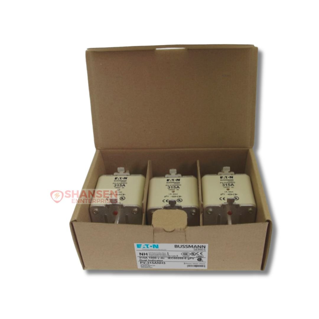 Eaton_Bussmann_series_Photovoltaic_Fuse_PV-400ANH3_box_front_side_open_view