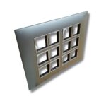 Lisha Brand WOODcraft Series Graphite Color 24 Module Cover Plate image 1