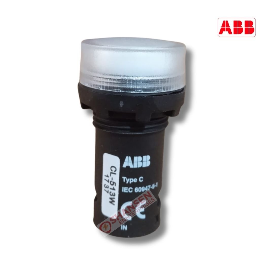 ABB CL-513W 110-130V AC LED Pilot Light