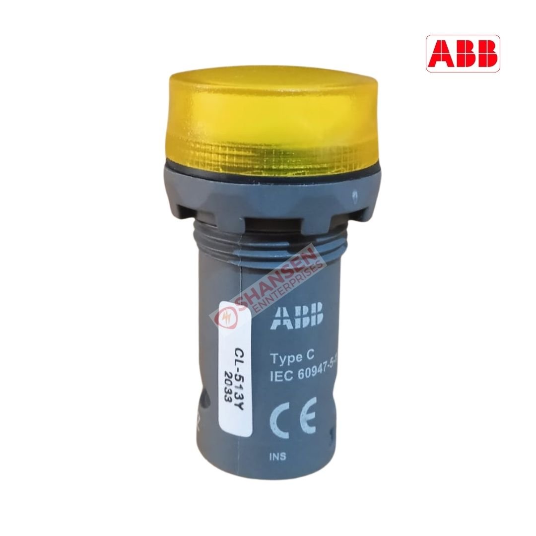 ABB_Brand_CL-513Y_110-130V_a.c_Pilot_Light