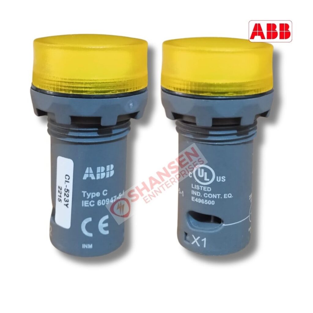 ABB Brand CL-523Y 230V a.c. PILOT LIGHT