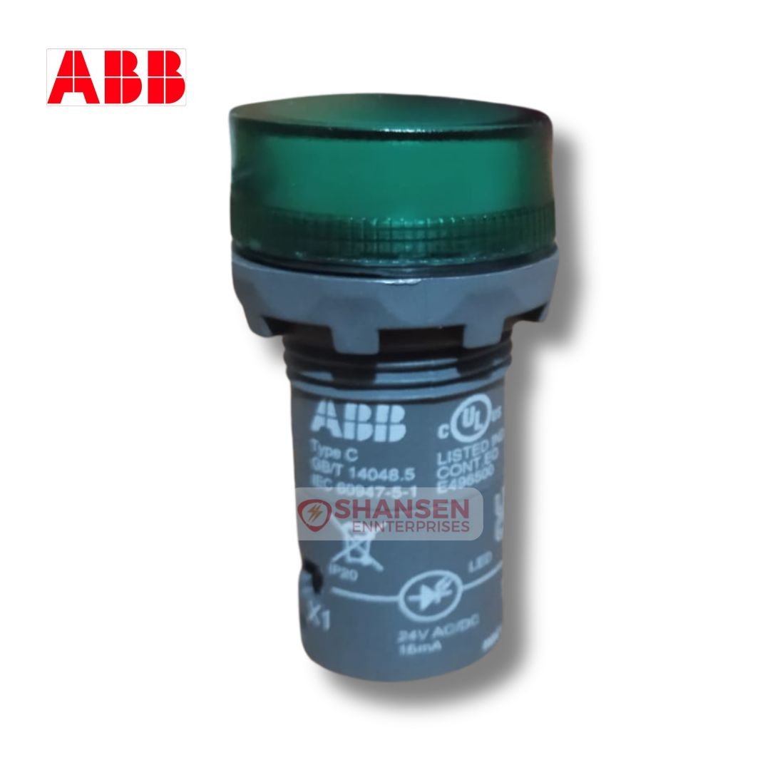 ABB CL2-502G Green Illuminated Pilot Light