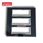 Lisha Special 7 TiNT 18 Module Carbon Black Glass Cover Plate image 1