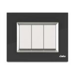 Lisha Special 7 TiNT 4 Module Graphite Grey Glass Cover Plate image 3