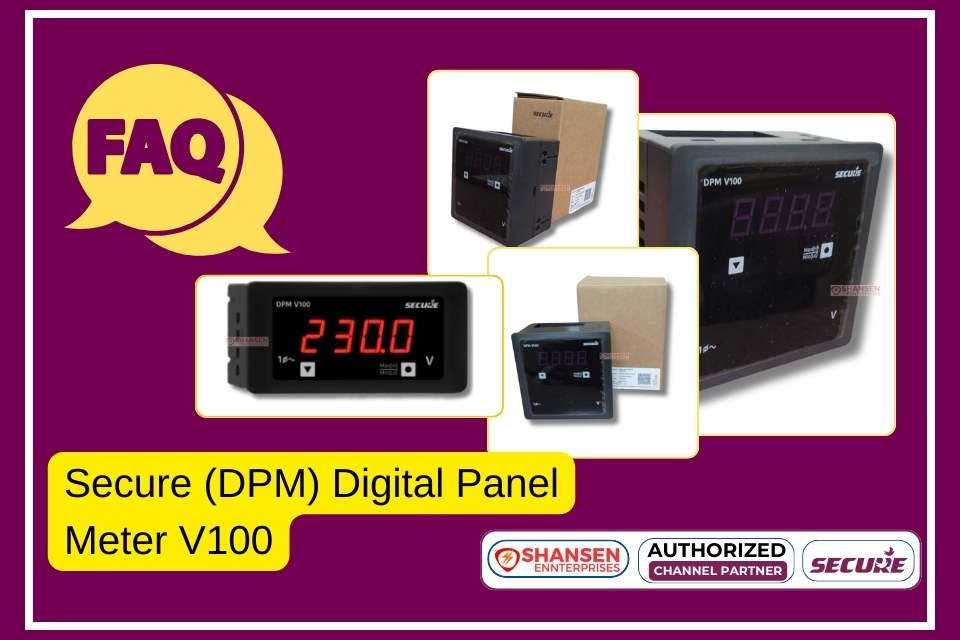 Secure Brand (DPM) Digital Panel Meter V100