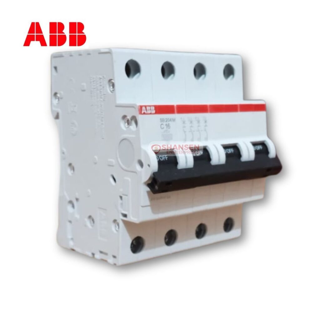 ABB Miniature Circuit Breaker SB204M-4P 16 A C