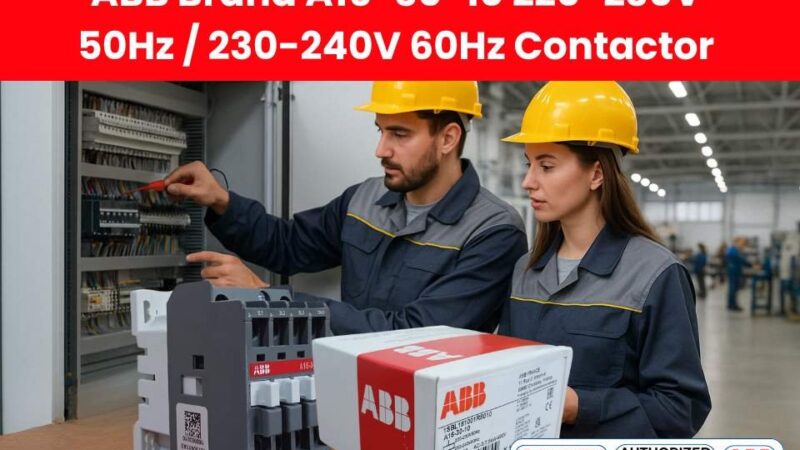 ABB A16-30-10 Contactor 220V 230V 240V 50Hz 60Hz with Authorized Channel Partner Shansen Enterprises