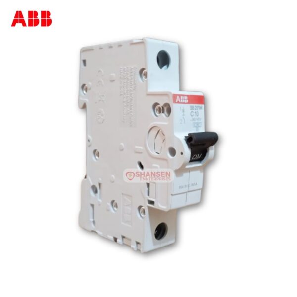 ABB SB201M-C10 Miniature Circuit Breaker 1 Pole 10A Type C from Shansen Enterprises