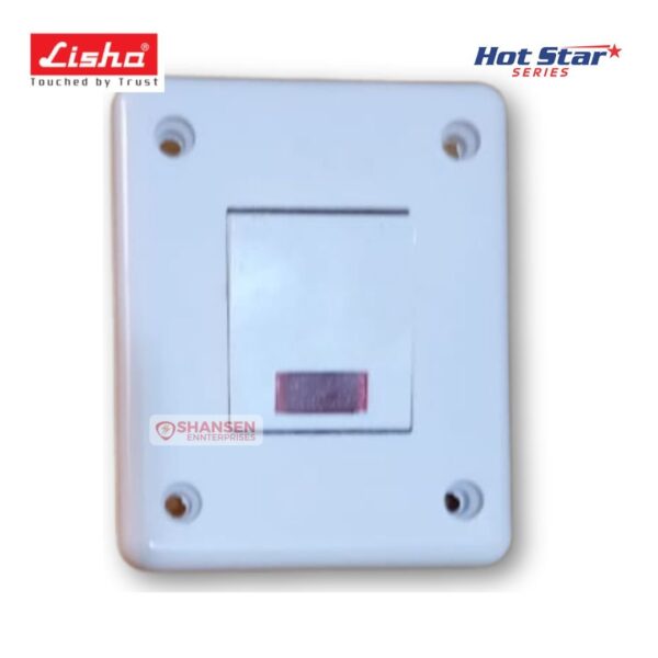 Lisha 32A 1 Way Mini D.P Switch with indicator – Hotstar Series