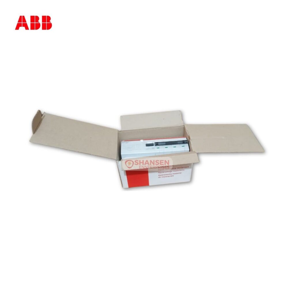 ABB DSB204M RCCB 63A 100mA in original open box packaging – Supplied by Shansen Enterprises, ABB Authorized Channel Partner
