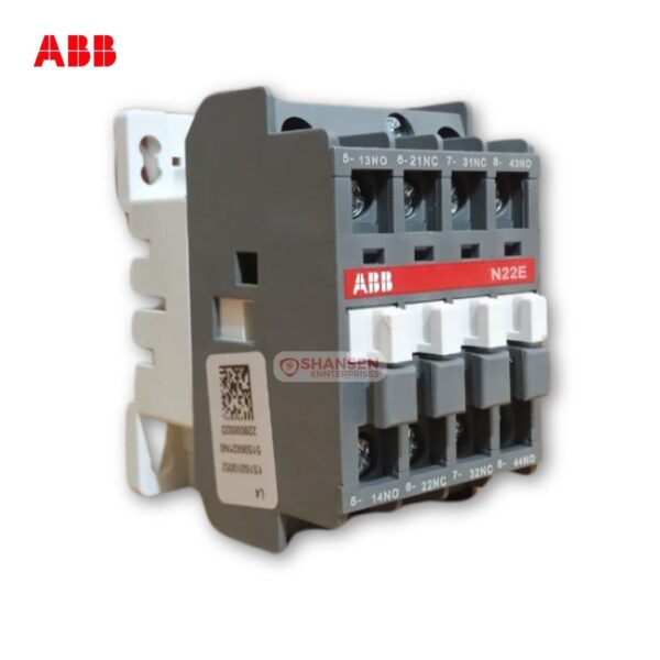 ABB N22E Contactor Relay 1SBH141001R8022 with 4-pole configuration, available at Shansen Enterprises