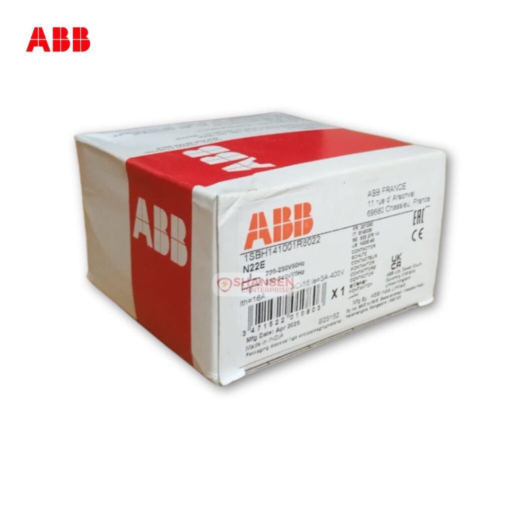 ABB N22E Relay Model 1SBH141001R8022 Original Box Packaging from Shansen Enterprises
