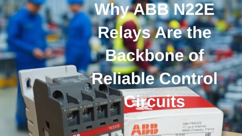Featured image of ABB N22E relay with box in an automation factory with engineers in background – Shansen Enterprises