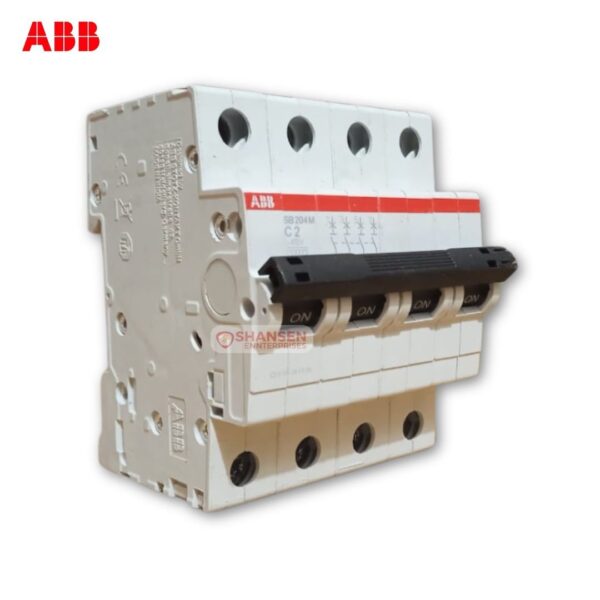 ABB SB204M-C2 4-pole Miniature Circuit Breaker by Shansen Enterprises, Authorized Channel Partner