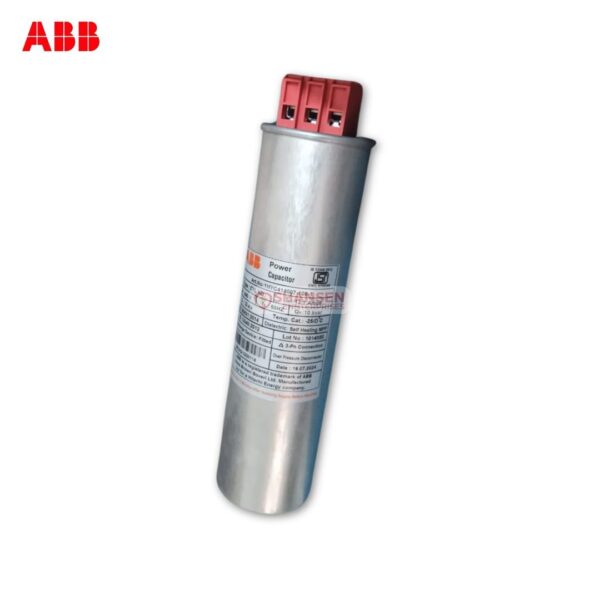ABB Heavy Duty Cylindrical Capacitor 10kVAr 440V 50Hz with self-healing MPP dielectric
