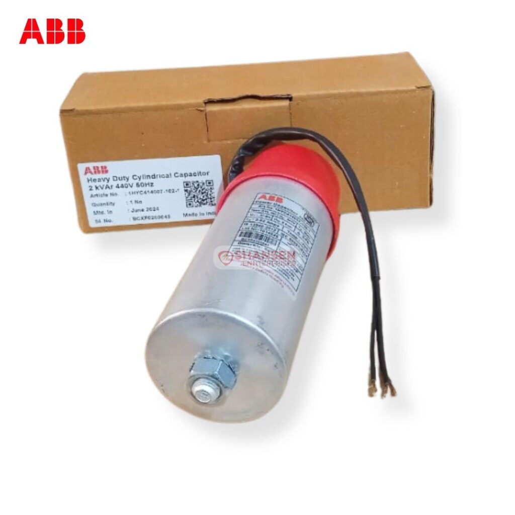 ABB Heavy Duty Cylindrical Capacitor, 2kVAr 440V 60Hz