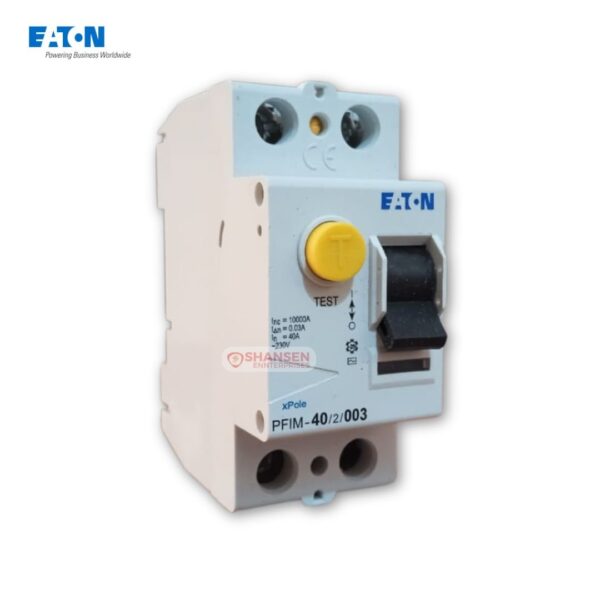 Eaton PFIM-40/2/003 RCCB 40A 2 Pole 30mA Type AC – Residual Current Circuit Breaker by Shansen Enterprises
