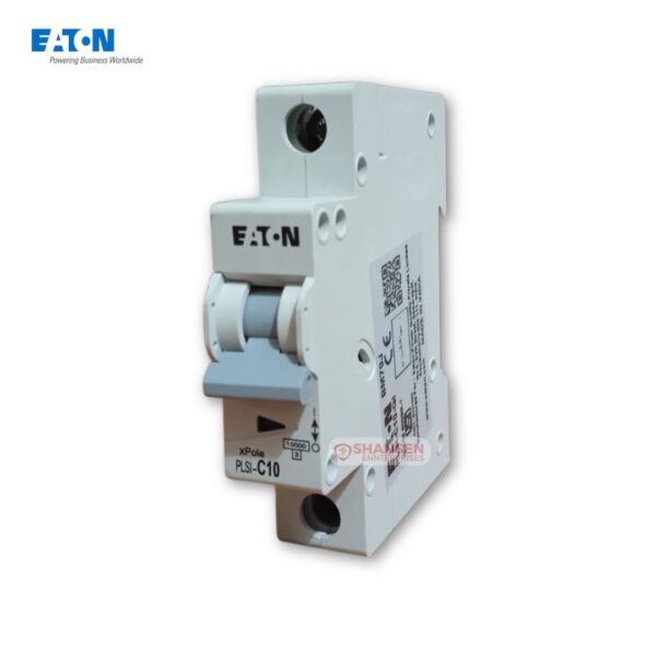 Eaton PLSI-C10-GI 10A Miniature Circuit Breaker with C-Curve, available at Shansen Enterprises