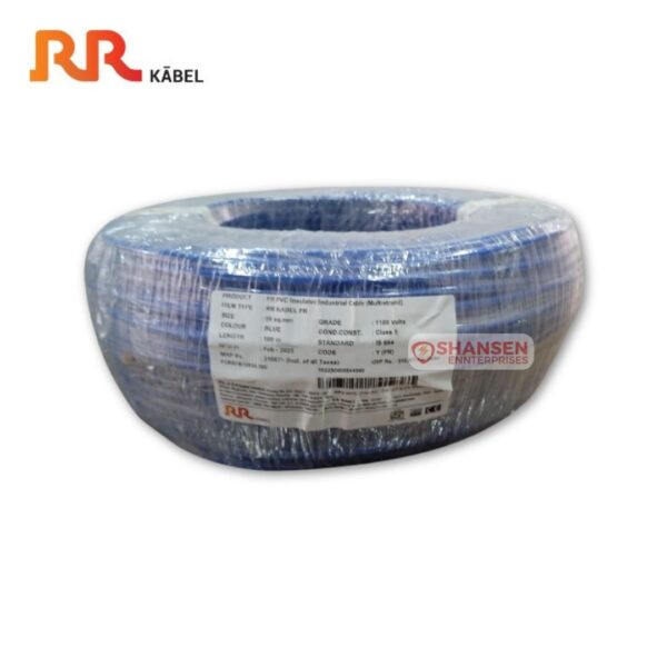 RR Kabel FR PVC Insulated Industrial Cable 1 sqmm Blue 1100V – Shansen Enterprises