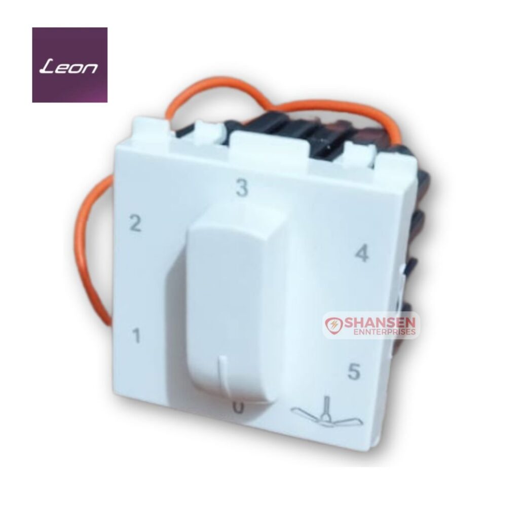 Leon SDM 2 Step Type Regulator – 2 Module, White