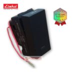 Lisha 20A 1 Way Switch Matt Black with Indicator image 1