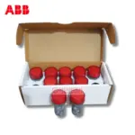ABB Red Color Illuminated Push Button Light CL2-502R image 3