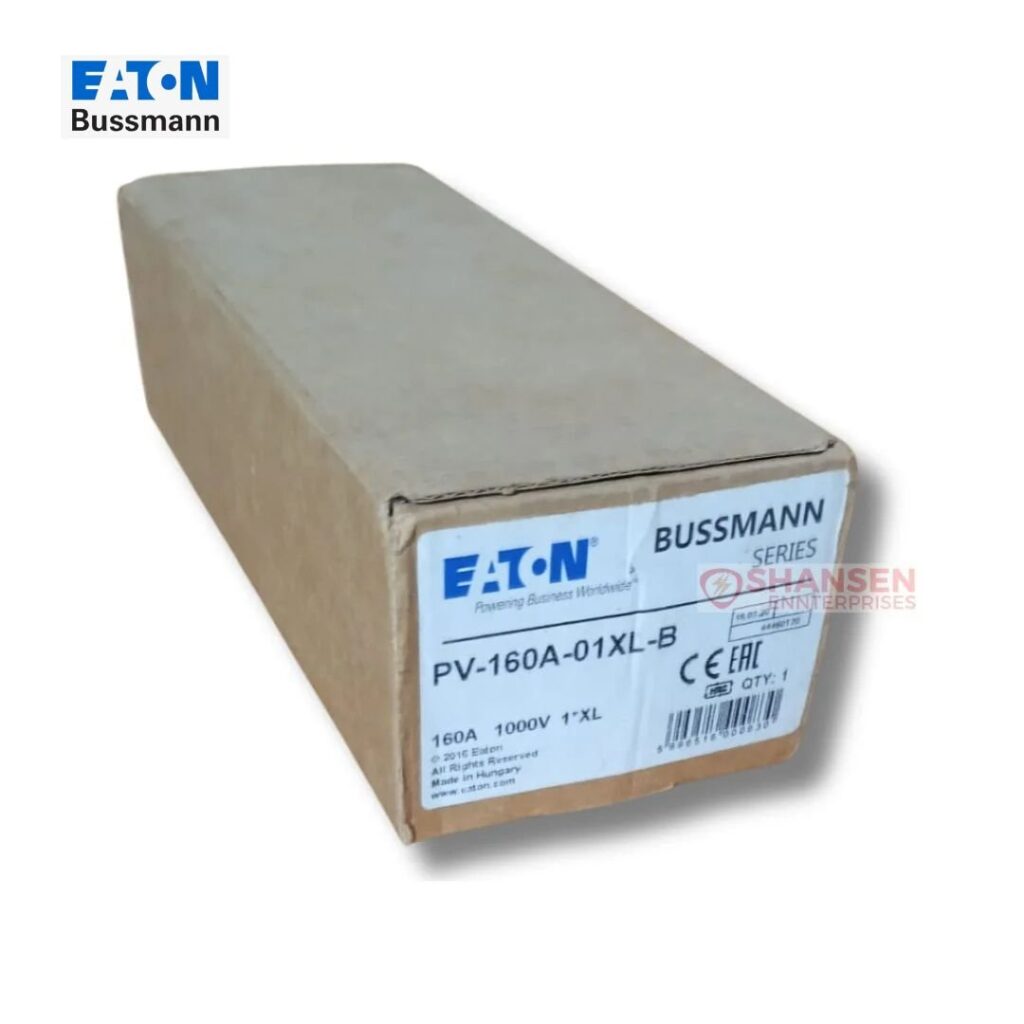 Eaton Bussmann PV-160A-01XL-B photovoltaic fuse in original box, 160A 1000V DC gPV – Shansen Enterprises