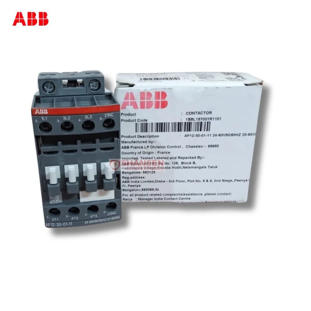ABB AF12-30-01-11 Contactor with Original Box 24–60V AC/DC Made in France – Shansen Enterprises India