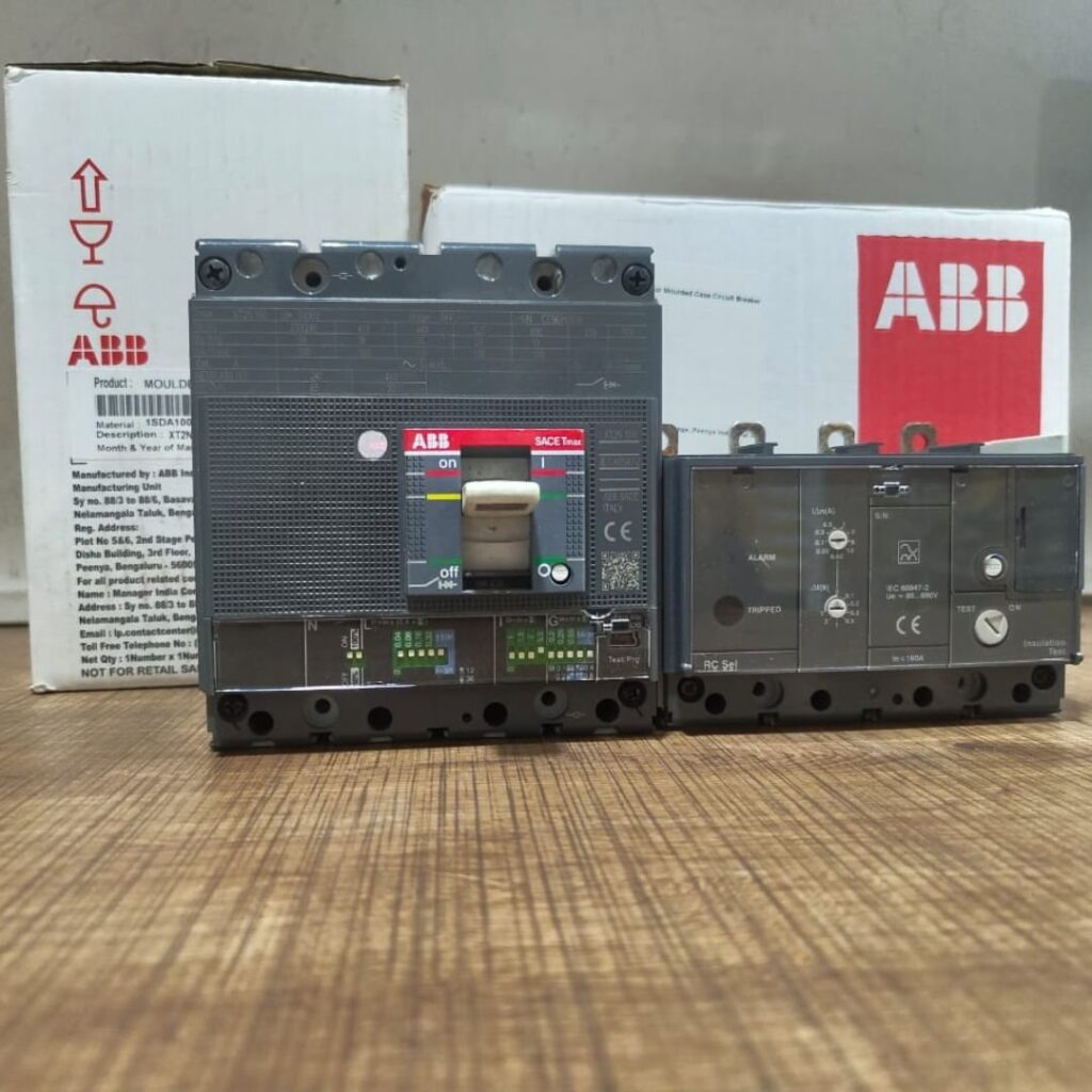 ABB XT2N-160 Ekip Dip LIG 63A 4 Pole MCCB with Accessory Unit – SACE Tmax XT Series – Supplied by Shansen Enterprises India