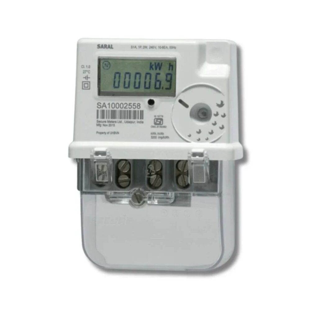 Saral Secure Meter-Reliable Single Phase Energy Measurement by Secure Meters