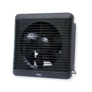 POLO 8 inch exhaust fan with black rust-proof body and removable blade